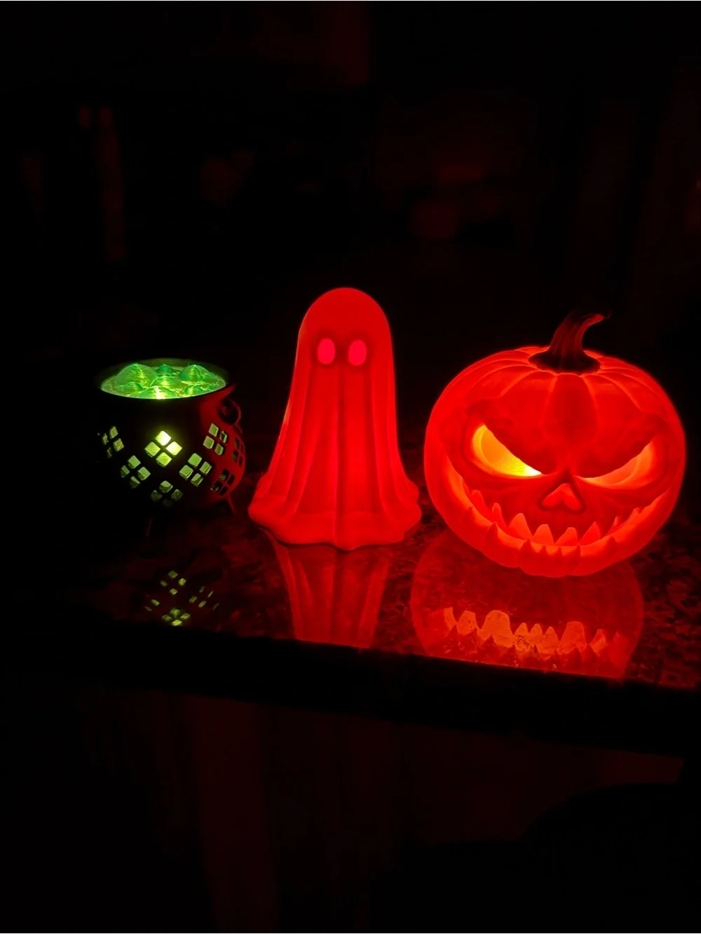 White LED Ghost Party Light - Home Party Supplies